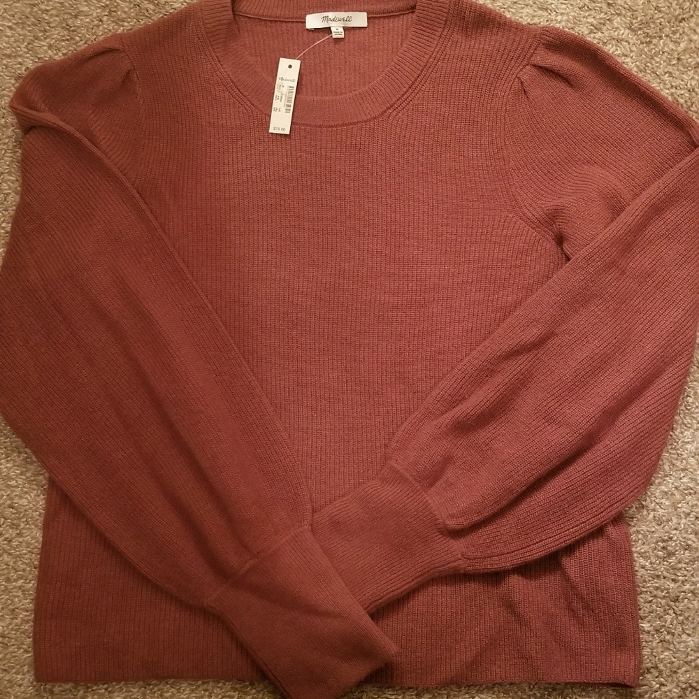 NWT Madewell balloon sleeve sweater